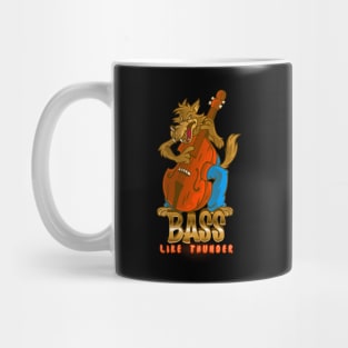 Bass pun, Bass Like Thunder Mug